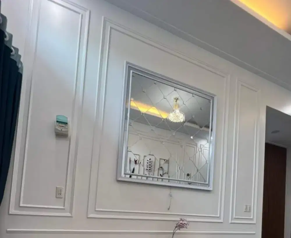 Moulding kombinasi kaca bevel