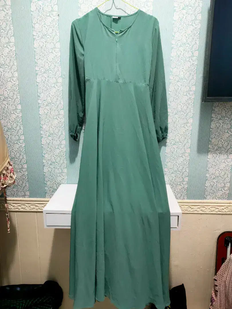 Gamis hijau size S