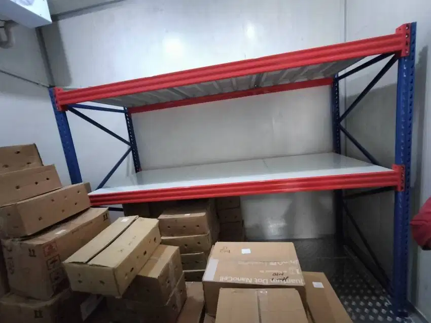 Rak Gudang Heavy Duty Shelving Tahan Beban 1 Ton Perambalan