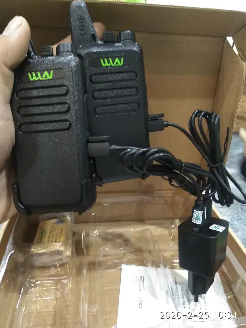 Ht walkie talkie handy talky wln wlan c1 no dock sepasang