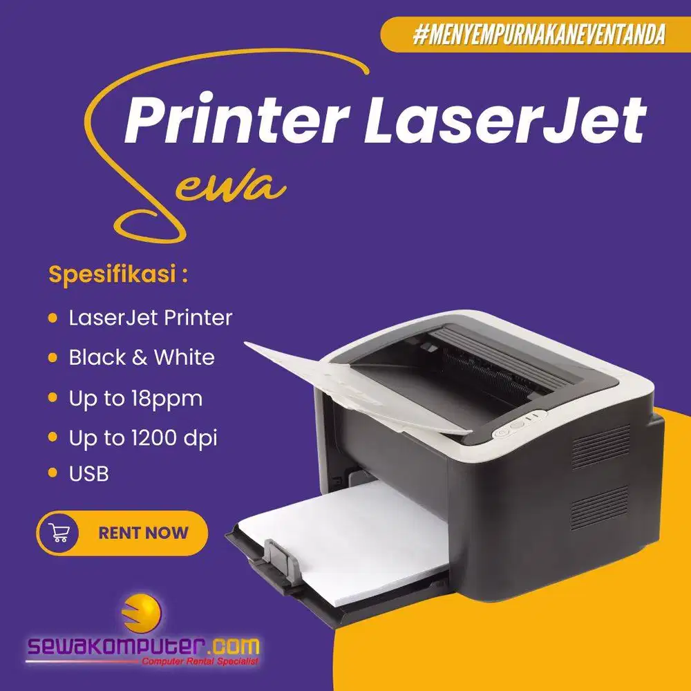 Rental Sewa Printer LaserJet Harian Mingguan Bulanan Jasa 916158652
