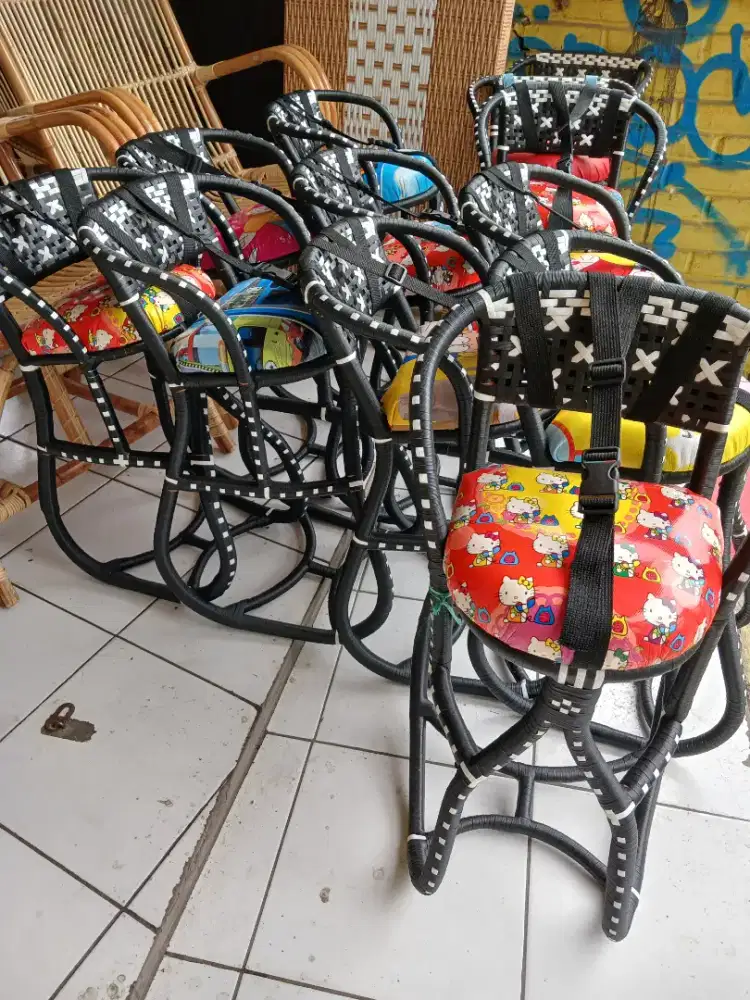 Boncengan Motor Rotan untuk Anak
