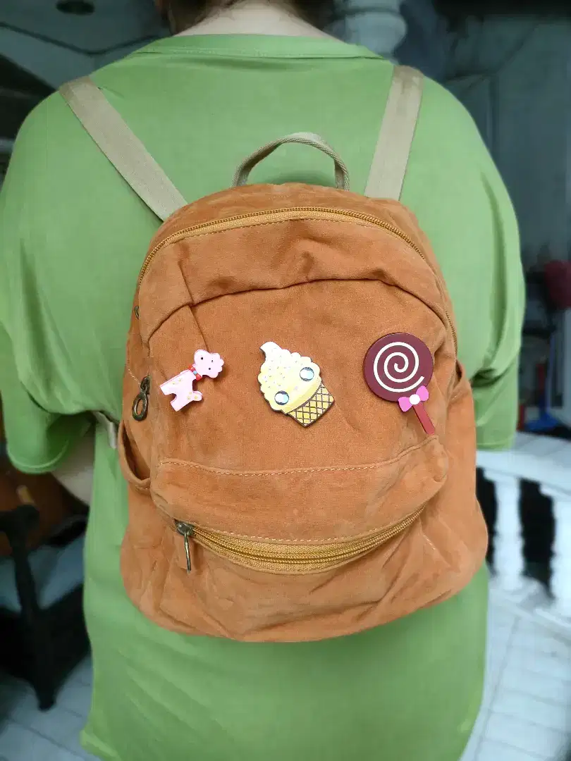 Tas Ransel Anak atau wanita warna coklat