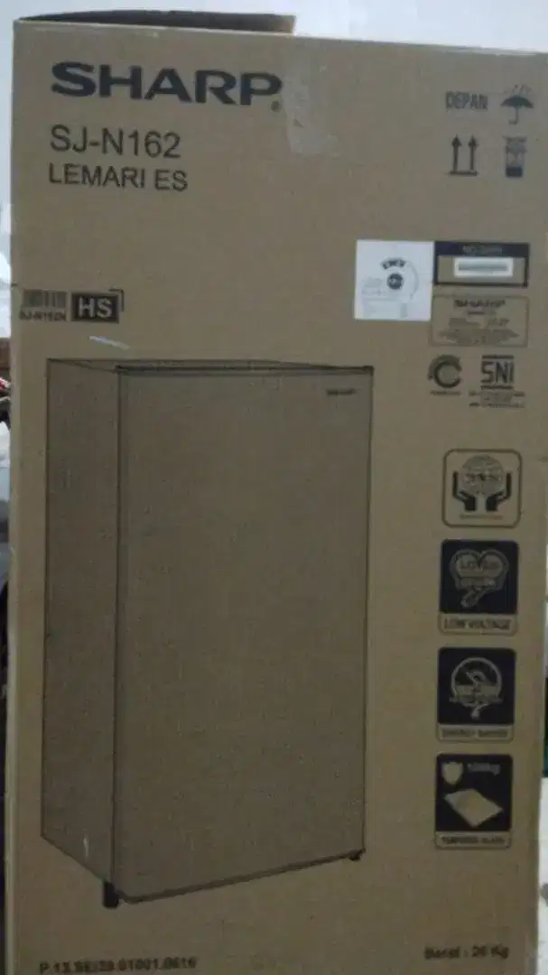 Kulkas sharp 1 pintu baru