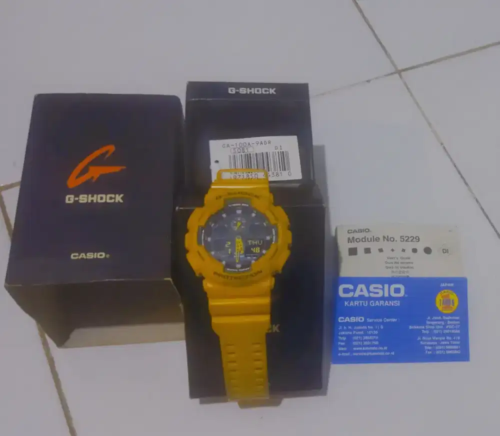 Jam g shock online bumblebee