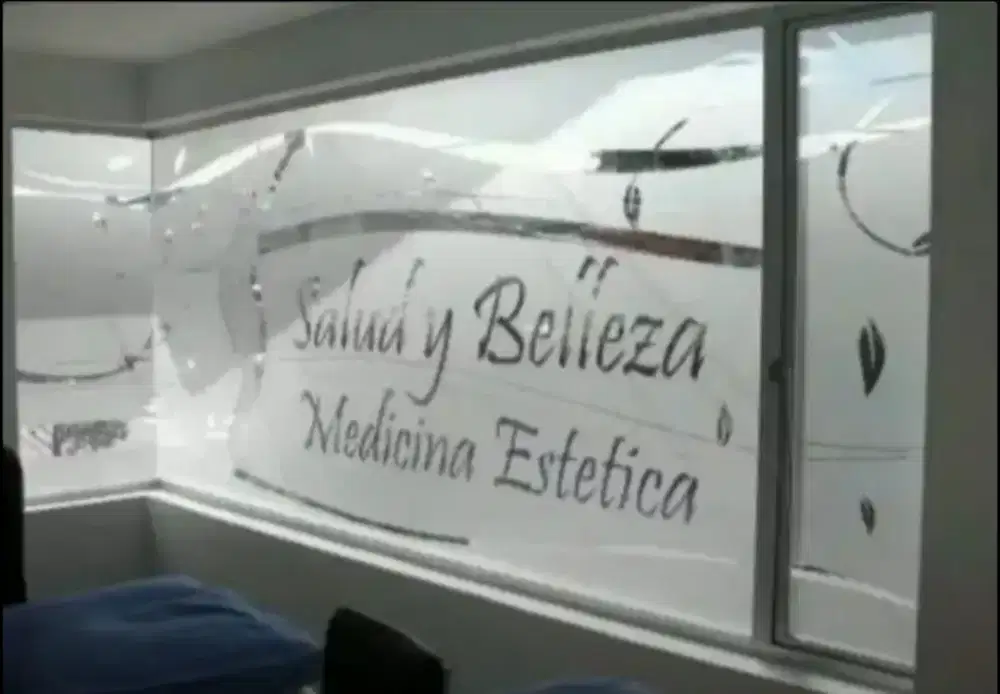 Sanblas cutting sticker untuk kantor usaha ada kaca film