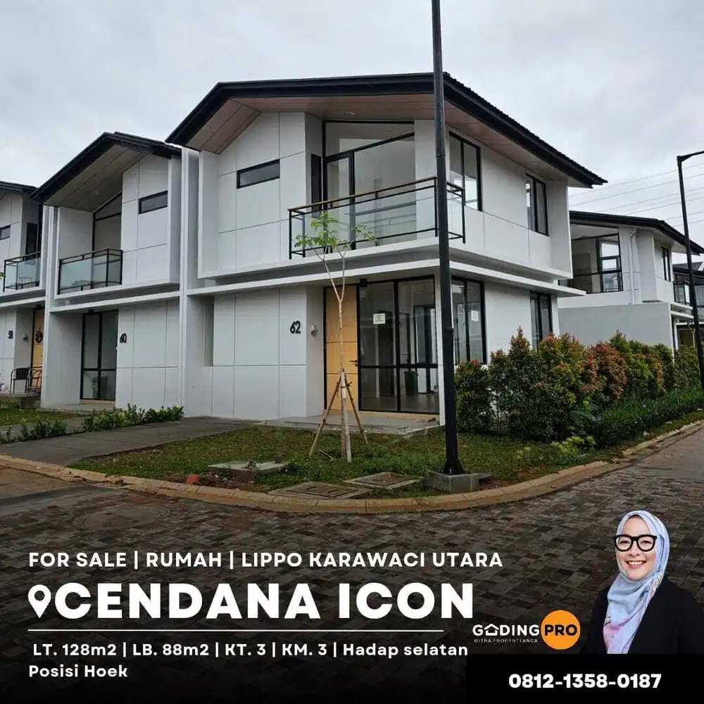 Dijual Rumah Di Cendana Icon Posisi Hoek Lippo Karawaci Utara Dijual