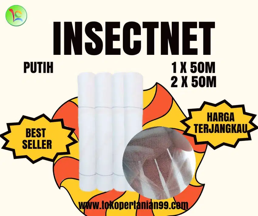 Ready Termurah, Insect Net/Jaring Serangga Putih & Hijau