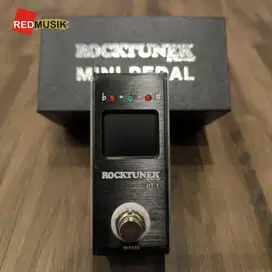 Rockboard RockTuner PT 1 PT1 Chromatic Pedal Tuner Black PT-1