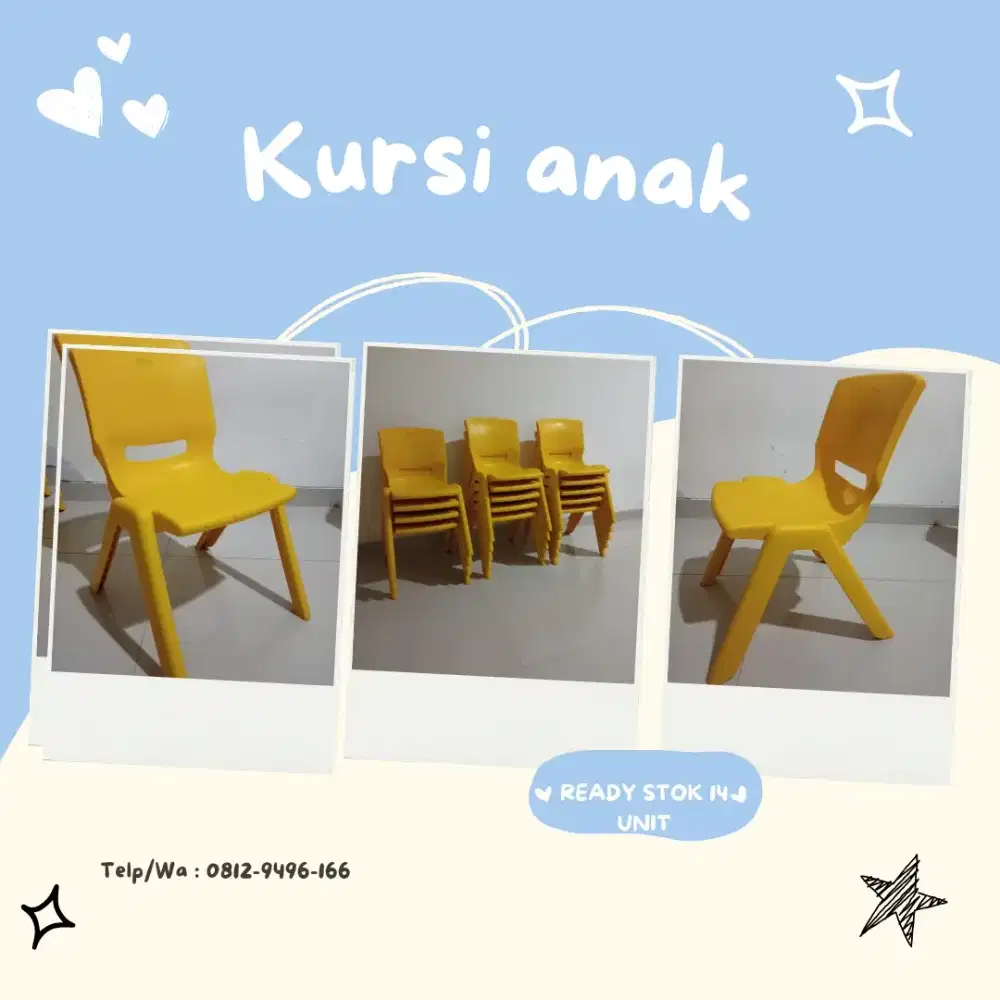 Kursi plastik anak TK