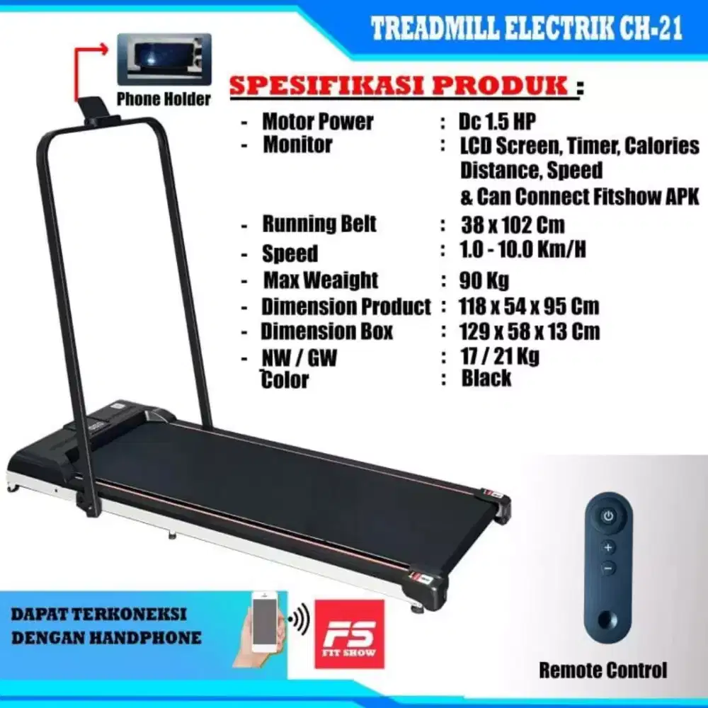 TREADMIL ELEKTRIK TF 222/WALKING PAD