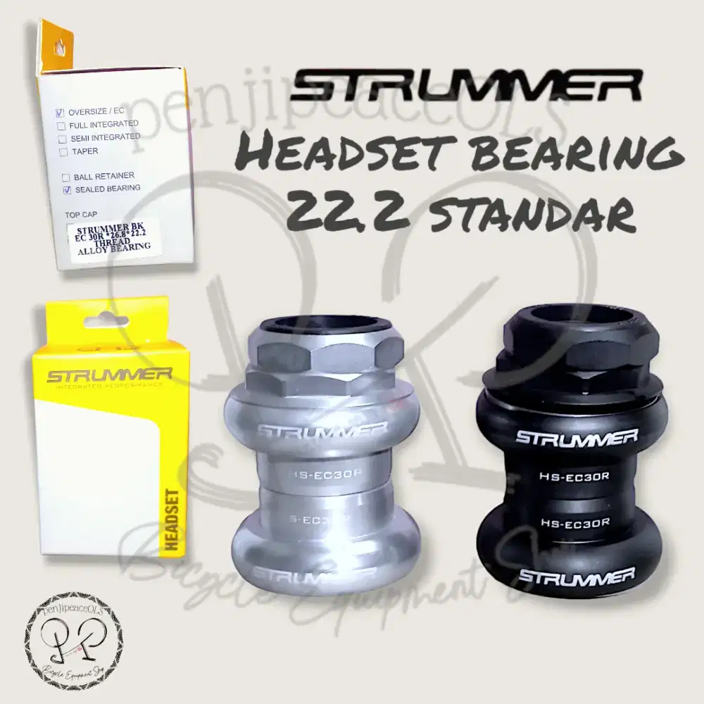Headset bearing standart 22.2 headset strummer comstir headset sepeda