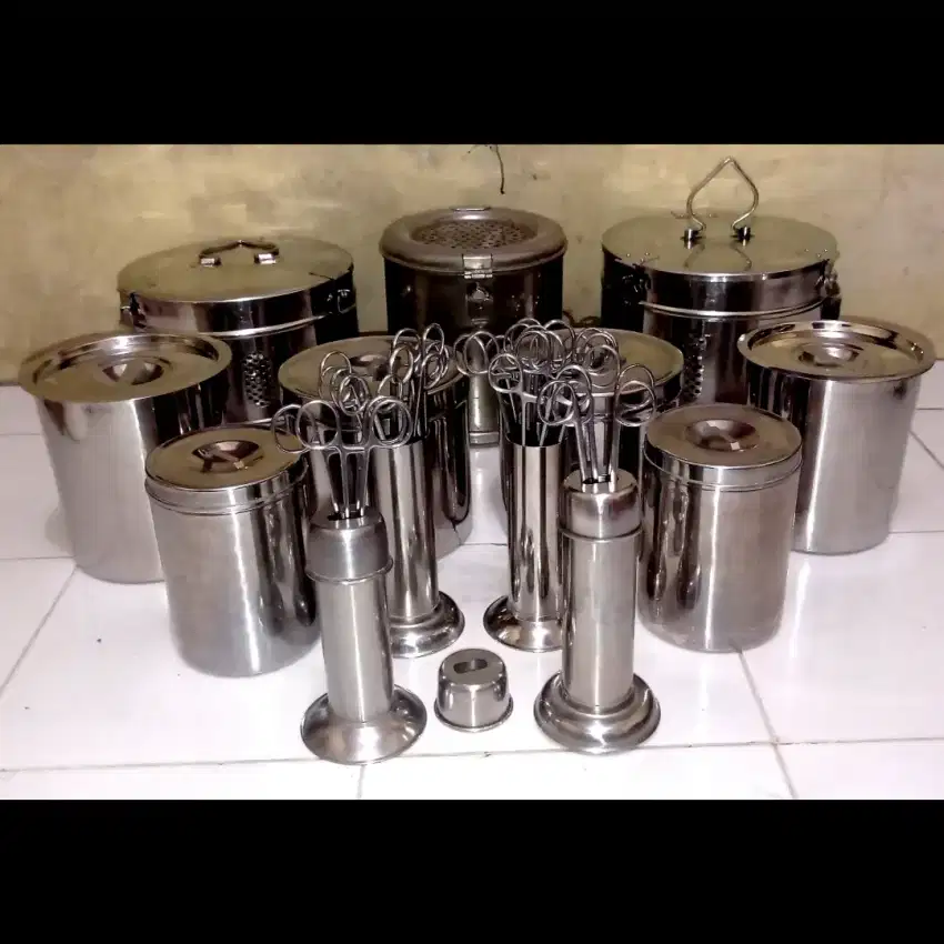 Set alat medis steril bahan stainless