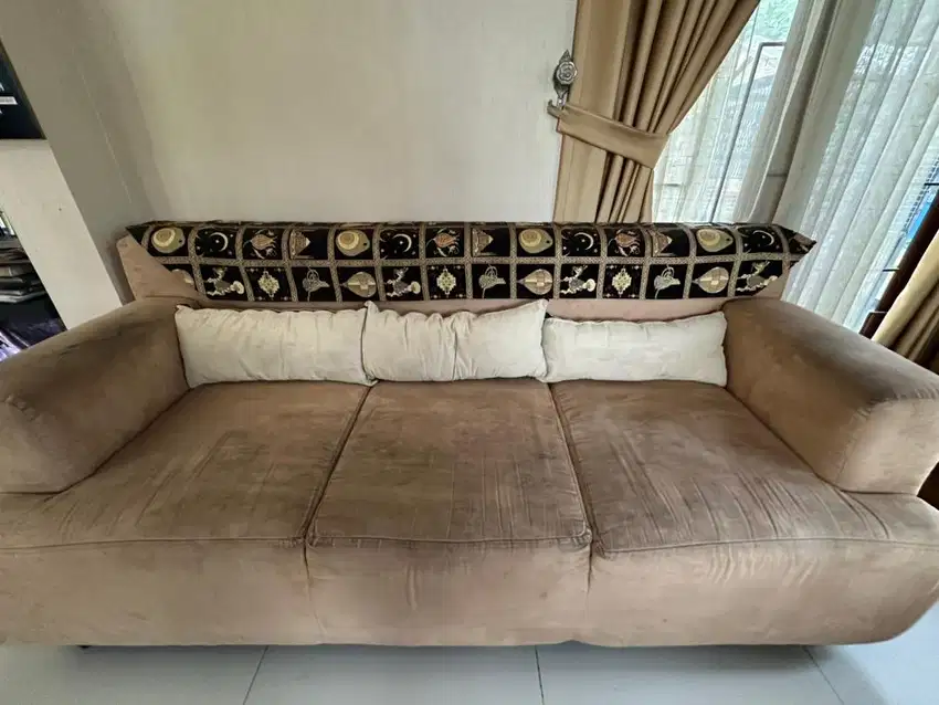 Sofa set minimalis 3 2 1 seat lengkap dengan meja