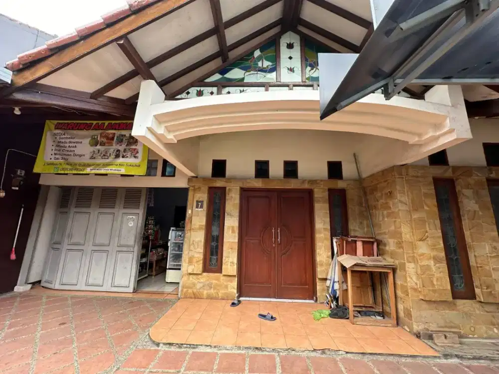 Di Jual CEPAT Rumah Besar Tengah Kota Bandung Sukajadi Semi Furnished