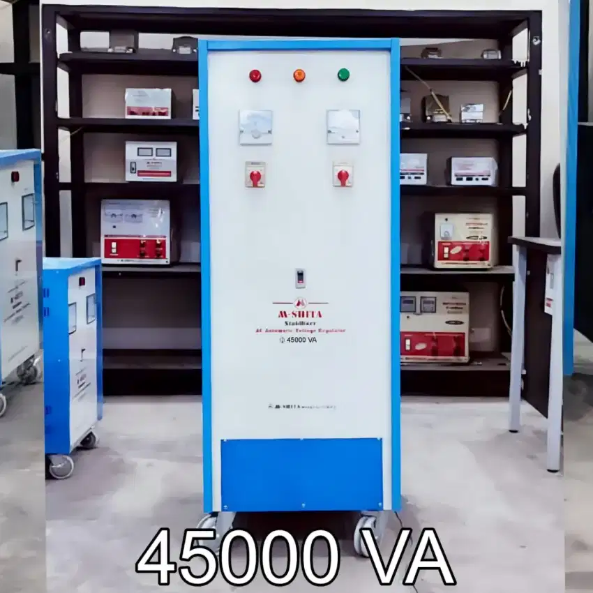 Mesin Stabilizer/Stabiliser penstabil Listrik Cafe/Ruko 45Kva 3phase