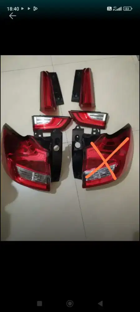 Stoplamp/lampu rem ertiga