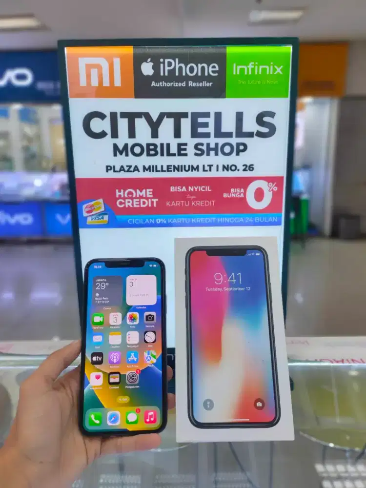 iPhone X 64GB Silver Edition Second