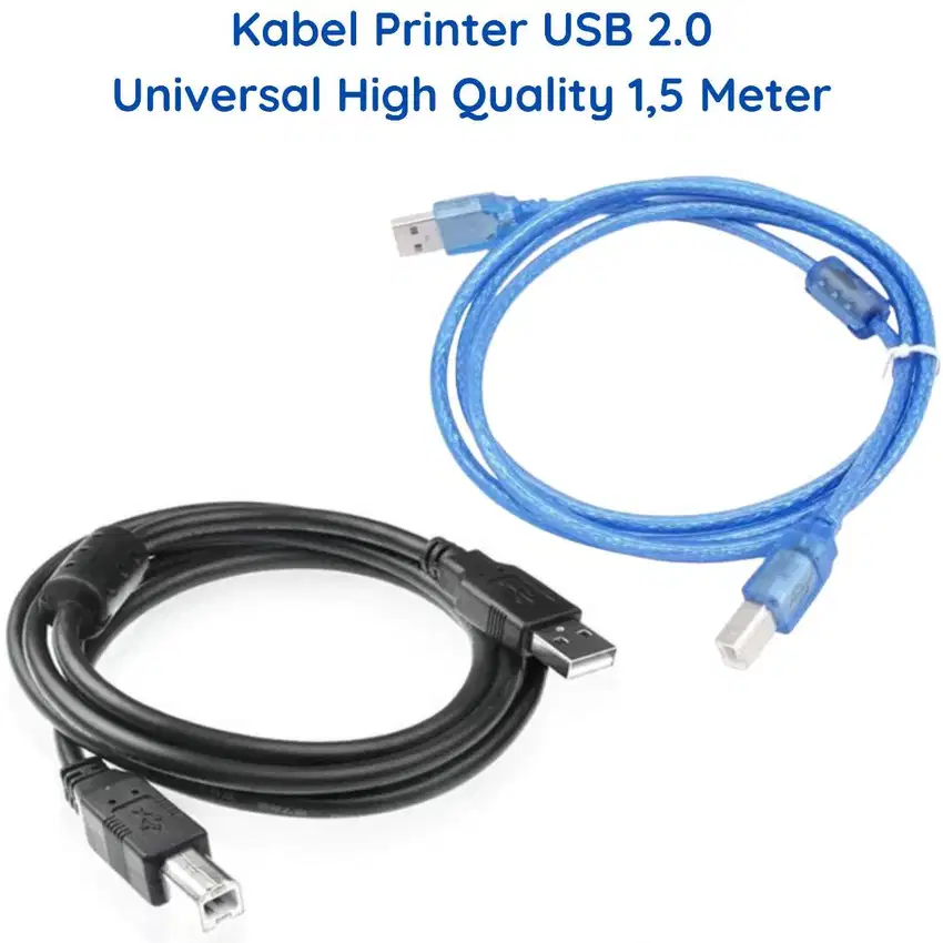 Kabel Printer USB 2.0 Universal High Quality 1,5 Meter