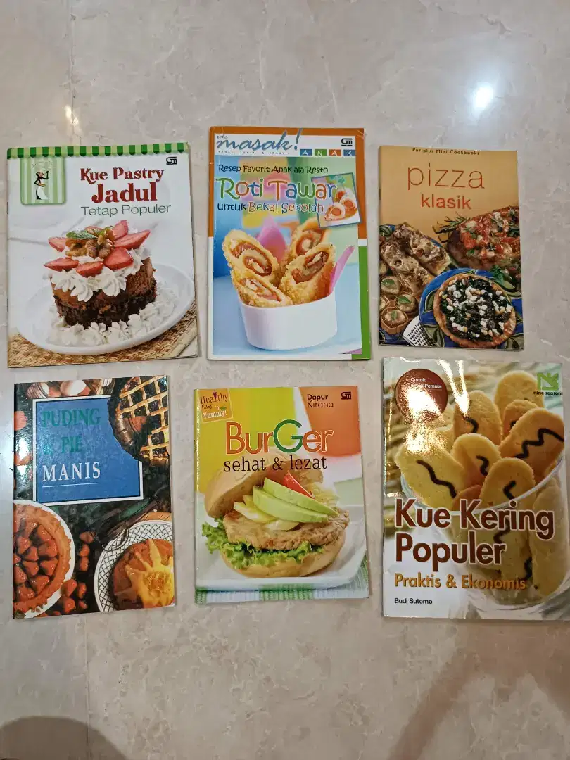 Enam Buku Resep 50rb Aja Koleksi Pribadi