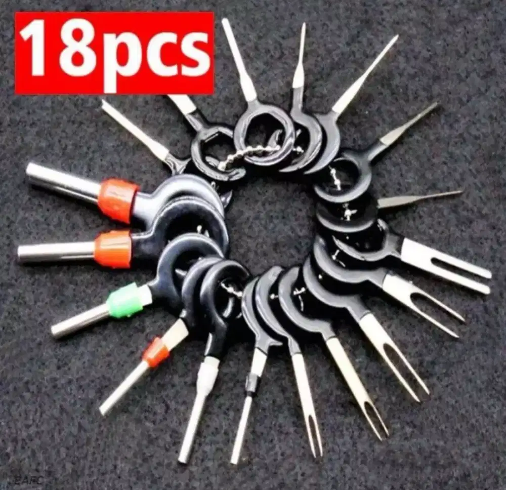 Terminal removal tools, pin extractor kit 18 pcs