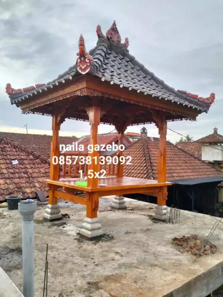 Gazebo tembau karya nak Bali