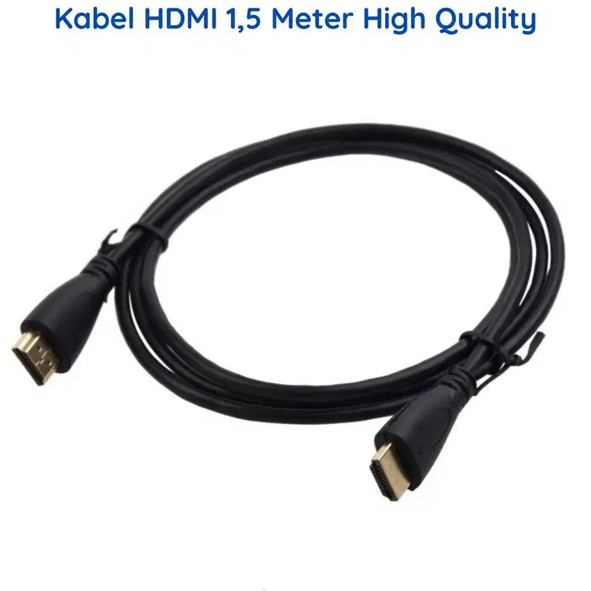 Kabel HDMI HDTV Full HD Hitam 1.5 Meter