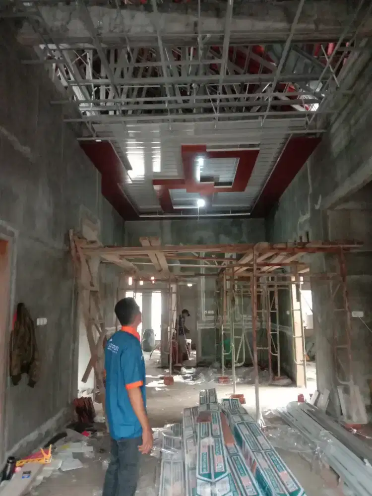 Tukang Borongan Plafon Gypsum & PVC