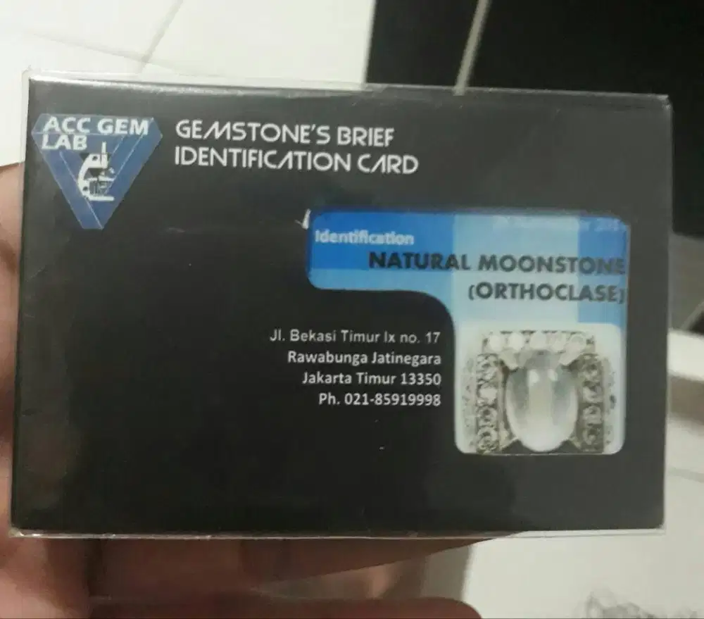 Cincin Perak Duri Bulan