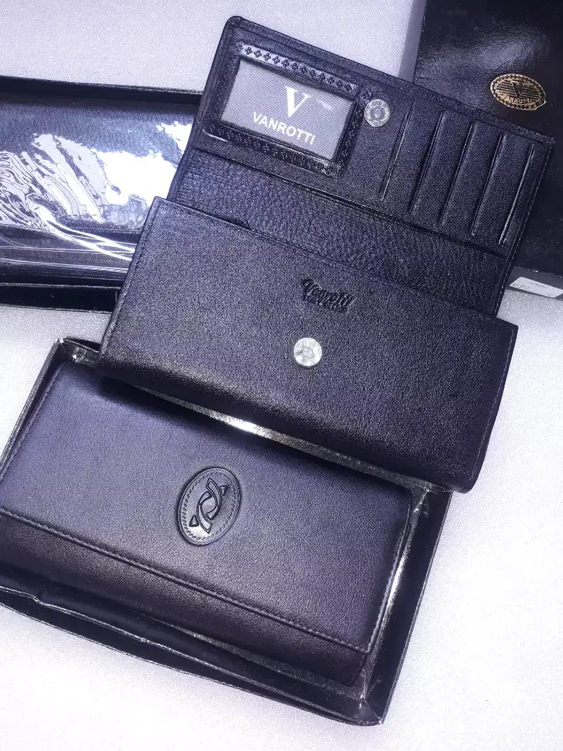 Dompet kulit model kipas VANROTTI dan CABRINI