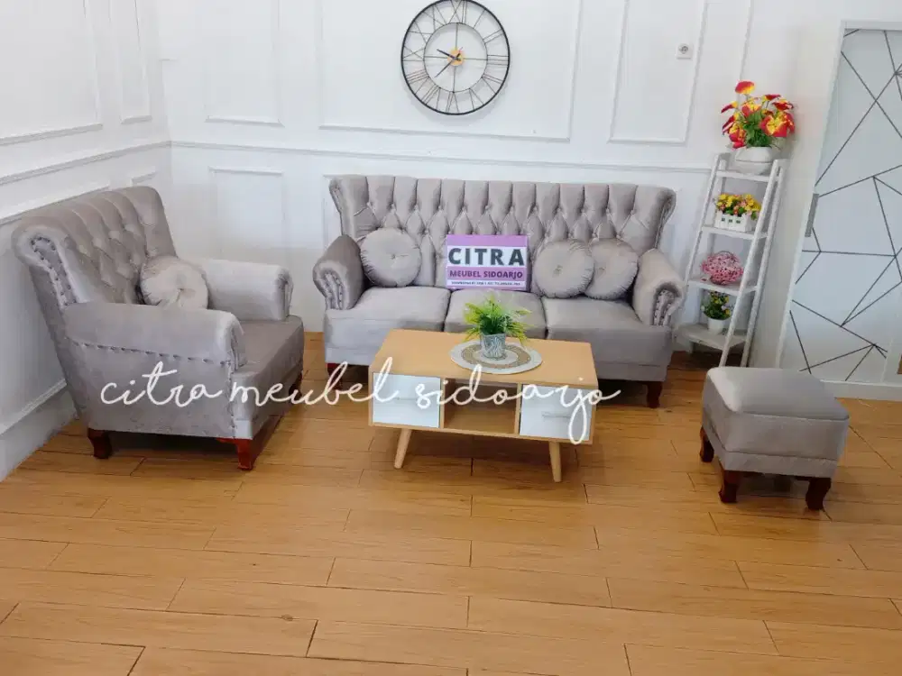 Sofa kancing.mewah