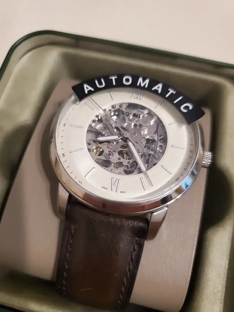 Watch Fossil Men Ori Automatic Brown Leather Patek Phillips Model