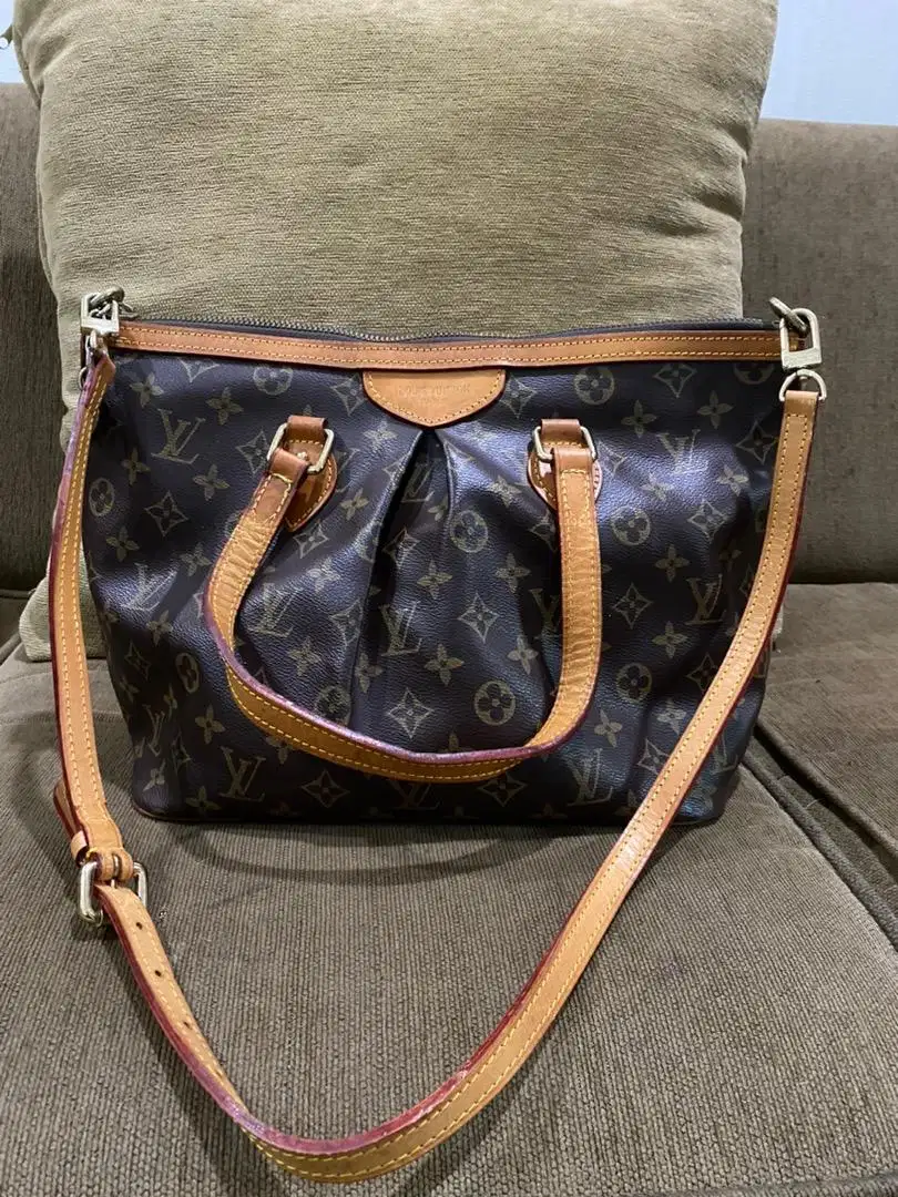 Tas lv palermo kulit matang good quality