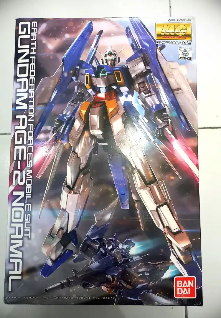 Gundam Age-2 Normal (MG) Rare gunpla plamo action figure