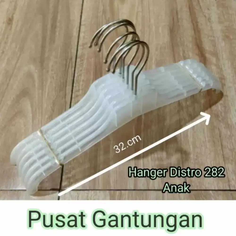 Hanger plastik anak-anak 32 cm/lusin