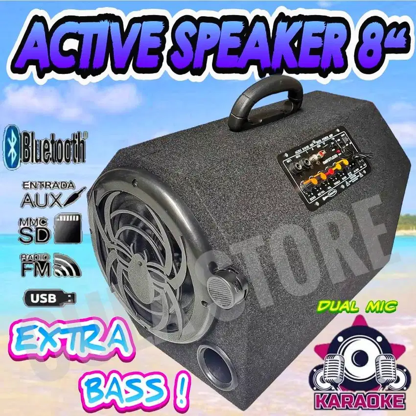 Speaker bluetooth 8 inch karaoke