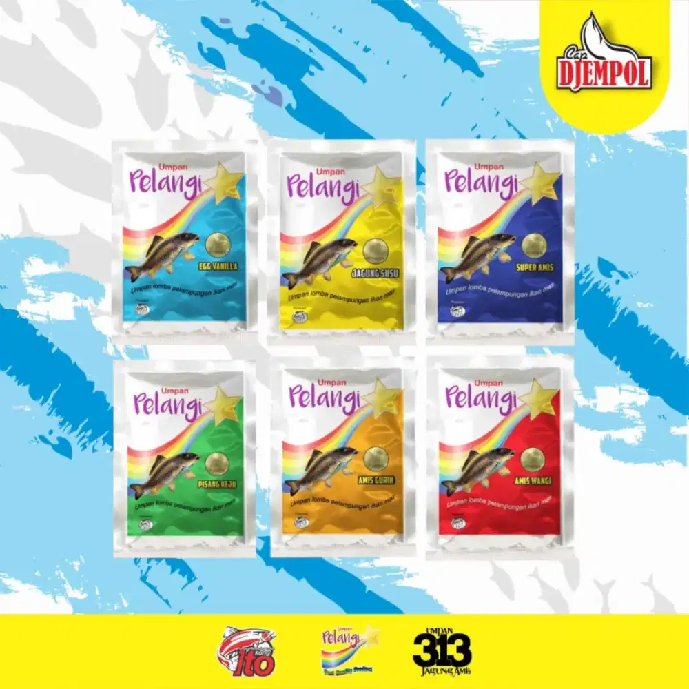 Umpan Pancing Djempol Pelangi