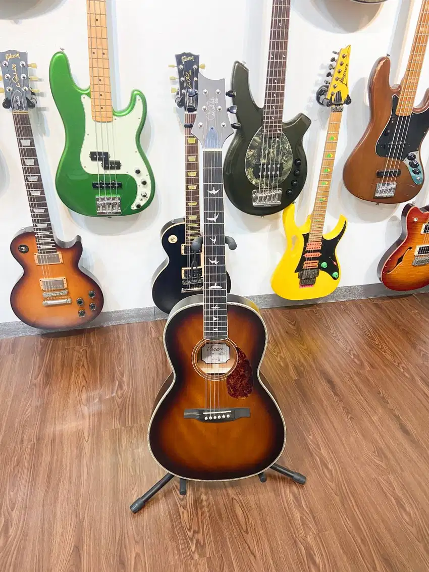 PRS SE Parlor P20 Tobacco Sunburst Acoustic Electric