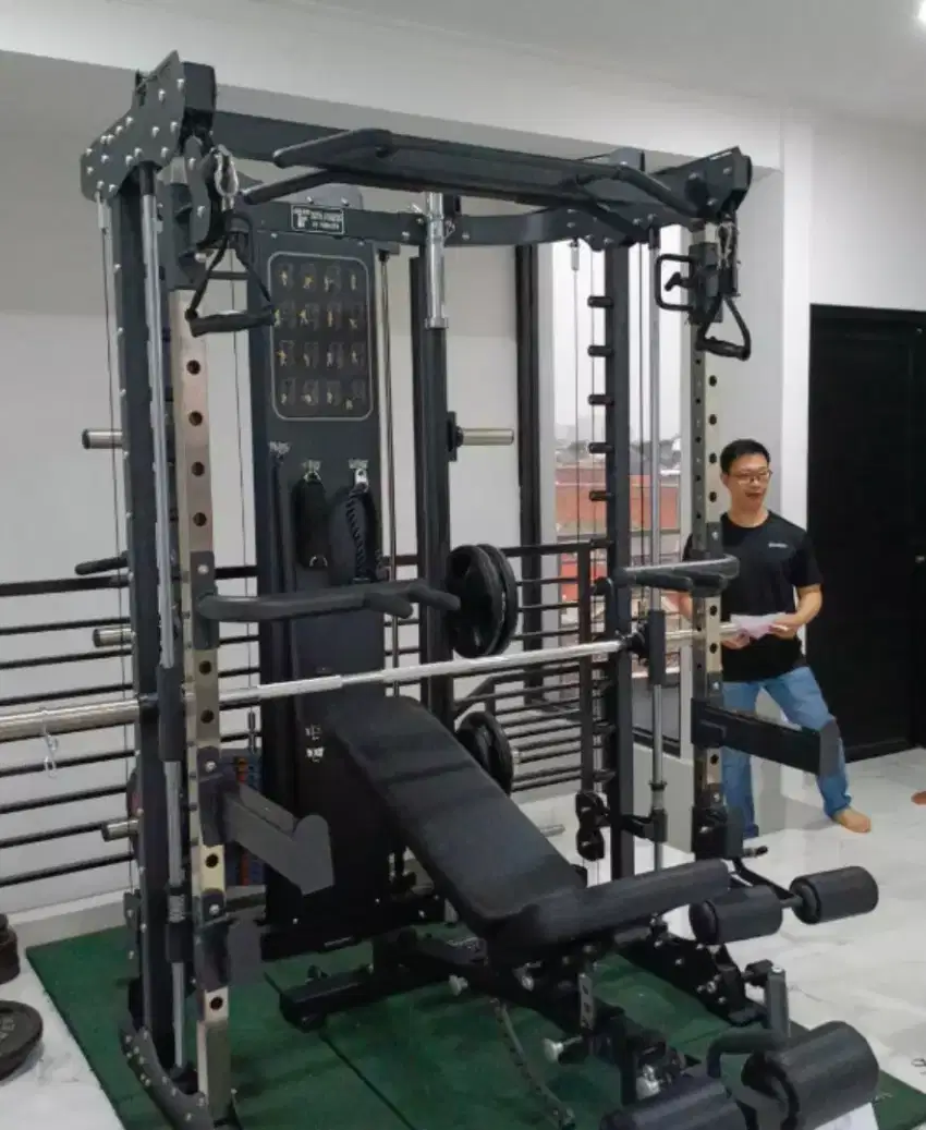 Alat fitnes power rack tl commercial