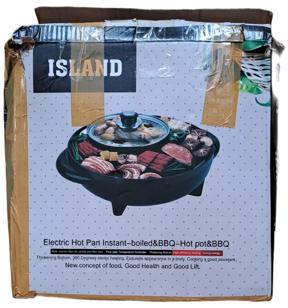 PROMO Electrin Hot Pan Barbeque Merk ISLAND