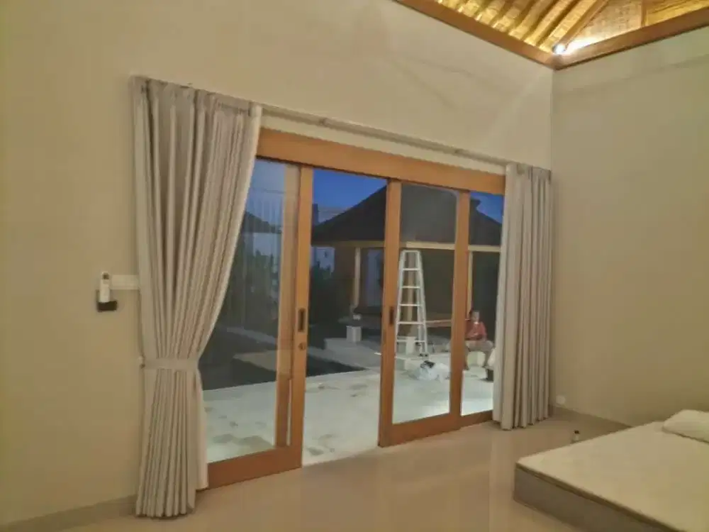 Curtain Gorden Korden Blackout Untuk Villa Hotel