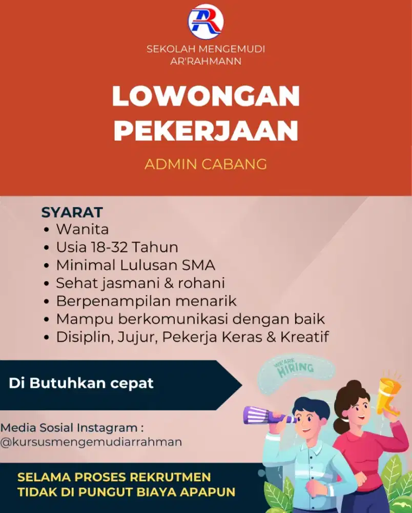 Lowongan Admin Cabang - Lowongan - 916382967