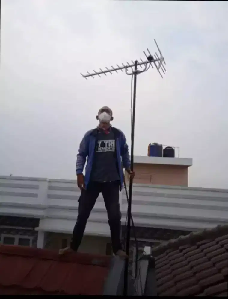 Pasang antena tv bergaransi