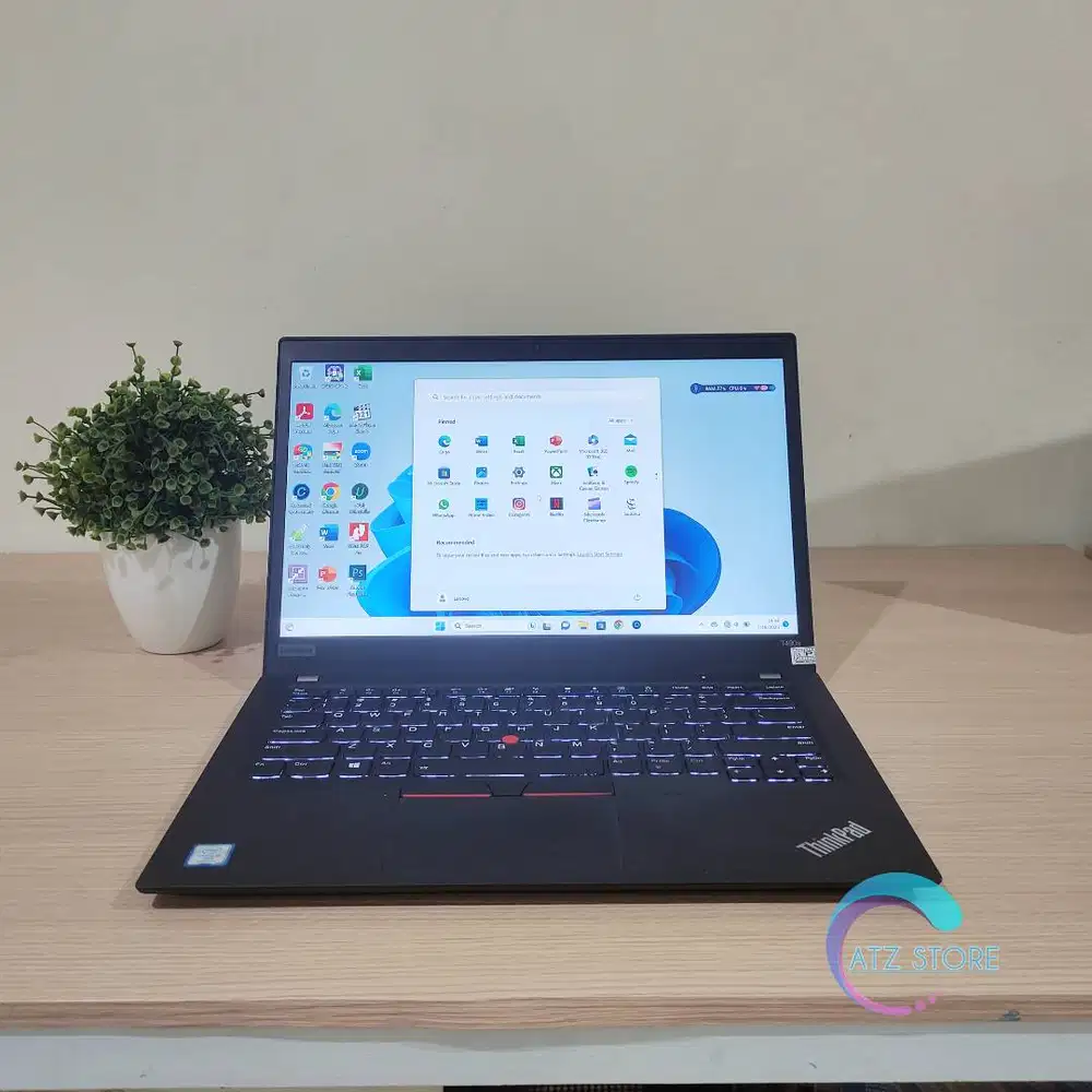 Lenovo Thinkpad T490 IPS FHD i7 8655u Ram 24GB NVME 1TB Win 11 Ori