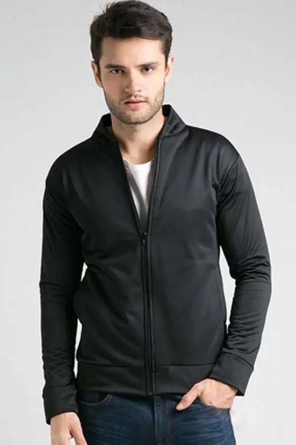 Jaket Simply Fleece Black Style - SK70