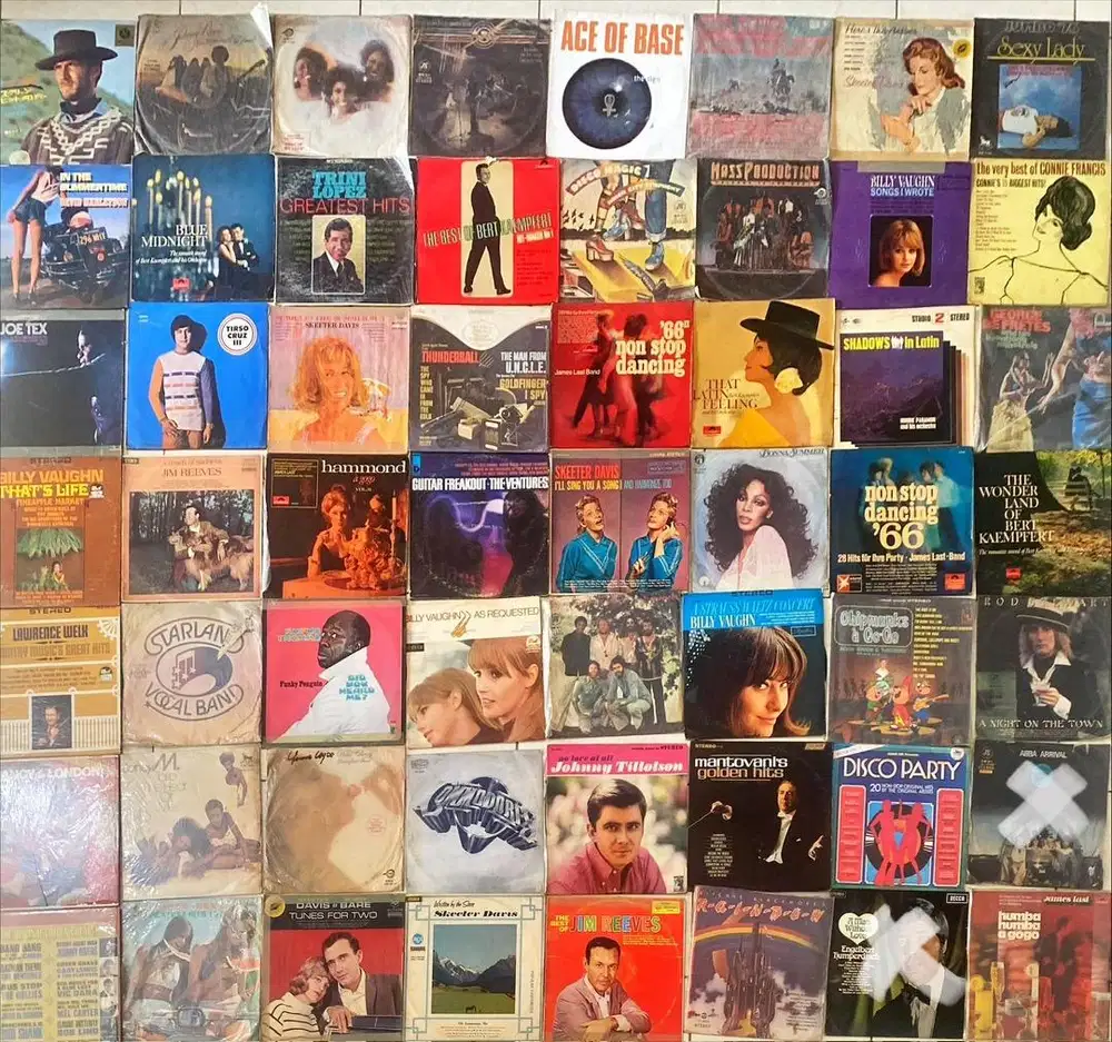 Jual vinyl / Piringan hitam lagu barat