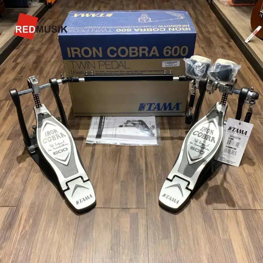 Drum Pedal Tama HP600DTW Iron Cobra Double Bass