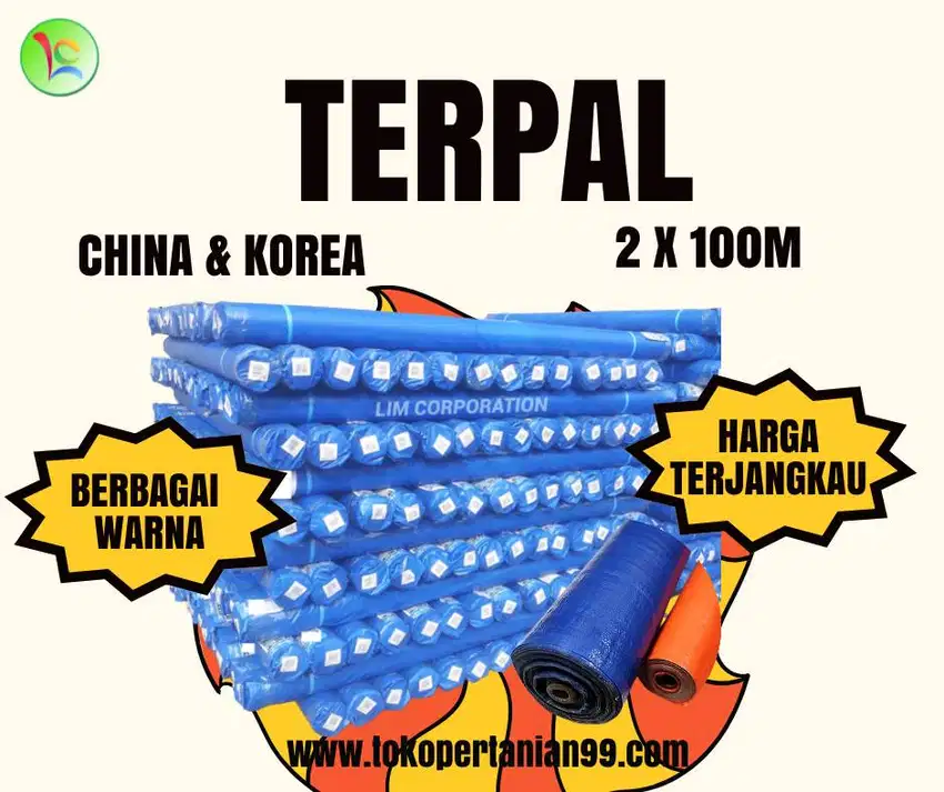 Termurah, Terpal Plastik Roll untuk Kolam, Atap, Penutup, Berkualitas