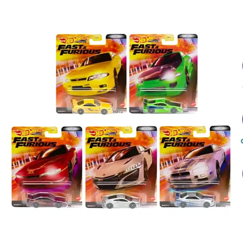 Hot Wheels Fast and Furious Series Regular dan Premium