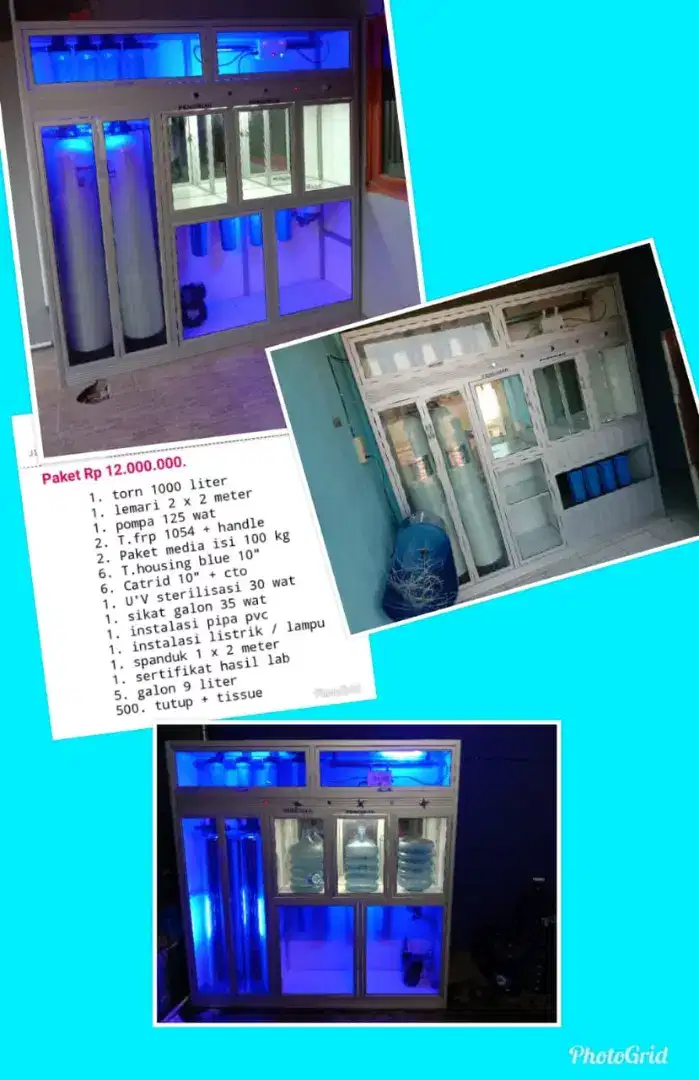 Depot air minum isi ulang galon